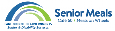 Lane Council of Governments Senior and Disability Services Senior Meals Cafe 60 Meals on Wheels Logo